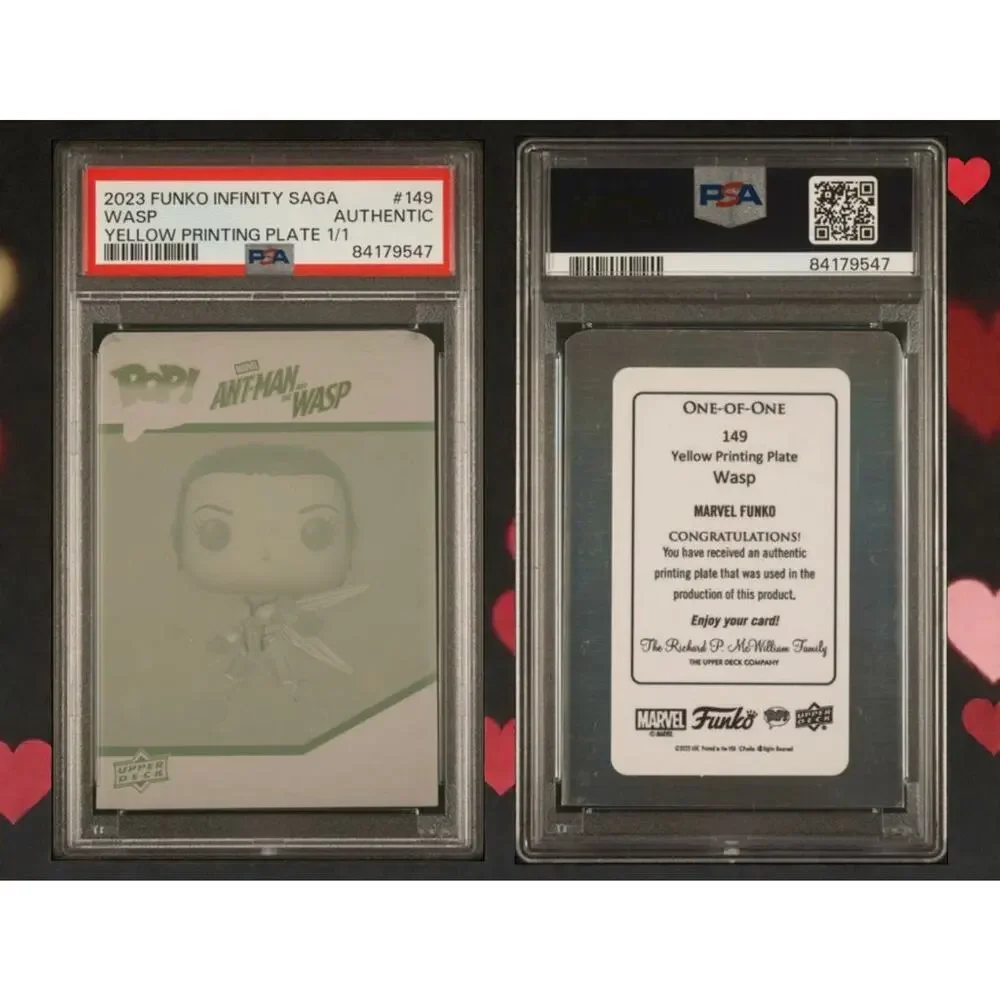 2023 Upper Deck Funko POP Marvel Infinity Saga #149 Wasp Yellow Plate 1/1 PSA